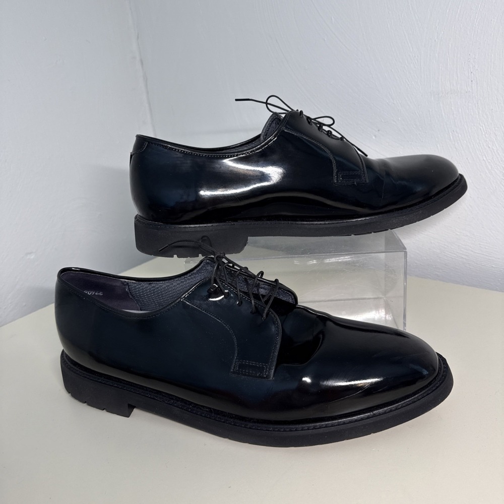 Capps Air Lite Footwear Military MensDress Uniform High Gloss Shoes Size 14D